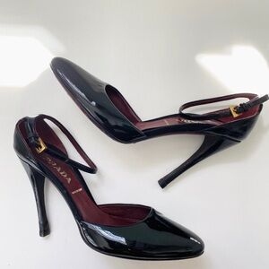 Prada patent leather heels